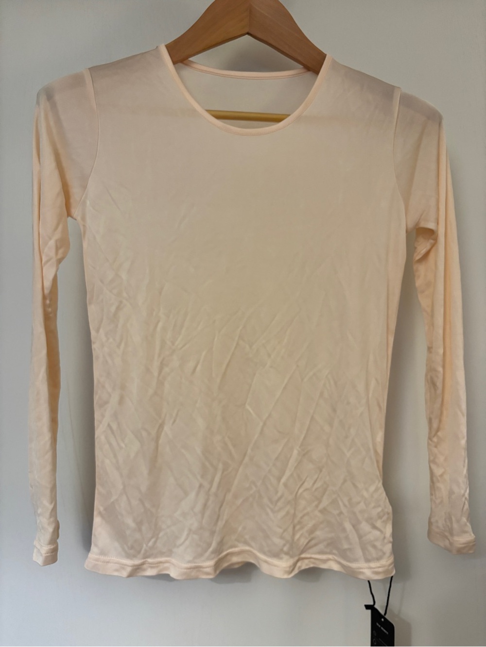 Mulberry Silk Pajama Set Size Small Lite Pink Long Johns Minimalist Quiet Luxury - Picture 4 of 15